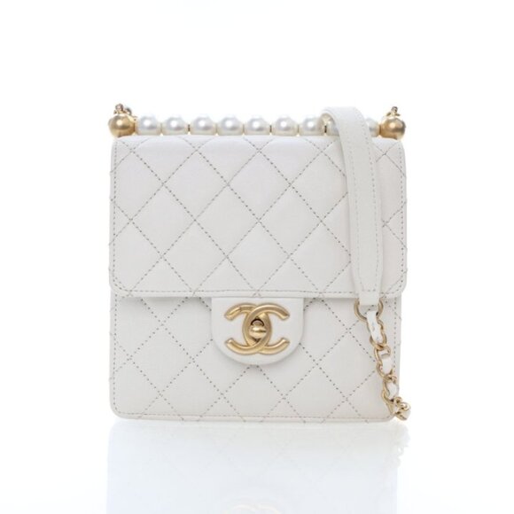 Chanel Small Lamb Chic Pearl Flap Bag - Picture 8 of 11